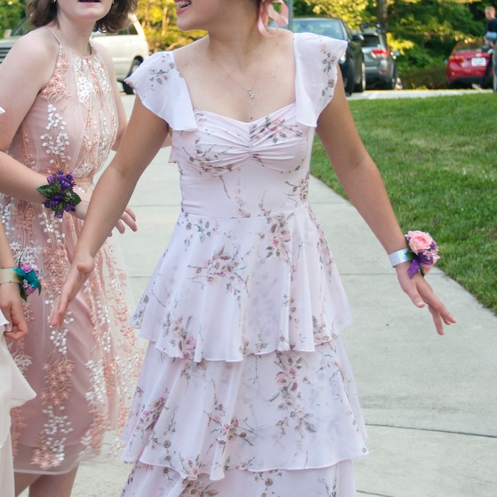 Beautiful tiered maxi dress